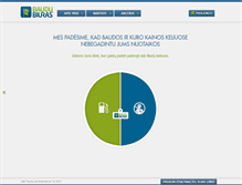 Tablet Screenshot of baudos.lt